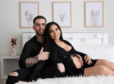 Gestante em Estúdio de Ensaio Gestante Roseli