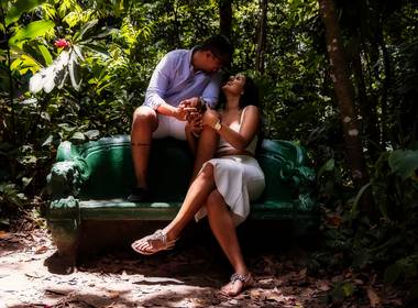 Ensaios de Clarinha & Dinho | Pré-Wedding no Jardim Botânico do Recife