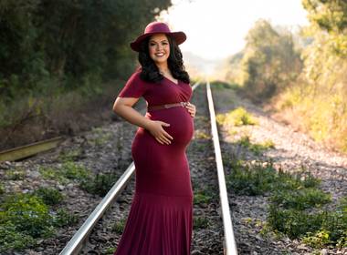 studio de Ensaio Gestante Ar livre