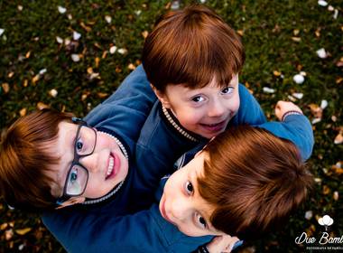 Ensaio de Família de Os Trigêmeos da Michele