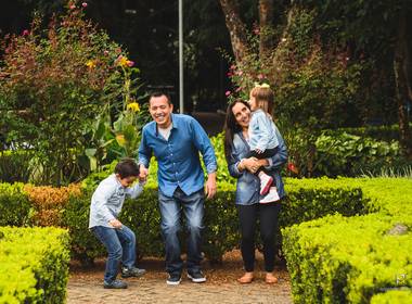 Sessão Fotográfica de A família Delázari