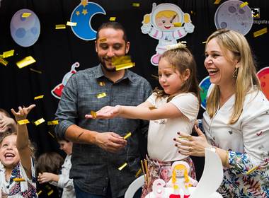 Festa Infantil de Maria Rita no planeta da Alegria