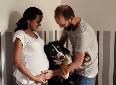 Gestante de Fátima + Anderson = Dudu