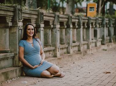 Ensaio Gestante de Ensaio Gestante no Lago das Rosas - Joelma