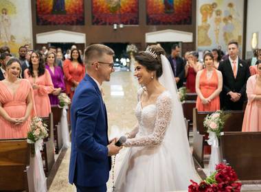 Casamento Religioso de Casamento de Caroline e Lucas
