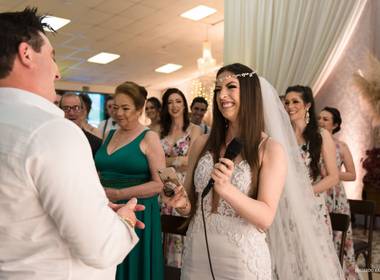 Casamento Religioso de Casamento de Eliege e Alexandro