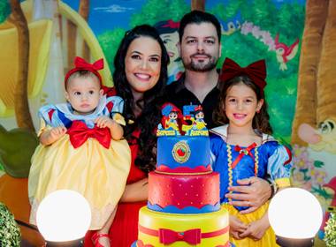 Aniversários Infantis de Aniversário da Aurora 5 Anos e Serena 1 Aninho