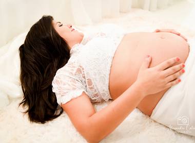 Gestante de Ensaio de Gestante Gleice