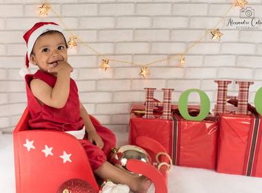 Mini Ensaios Infantis de Natal - Vitor