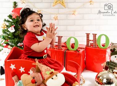 Mini Ensaios Infantis de Ensaios de Natal