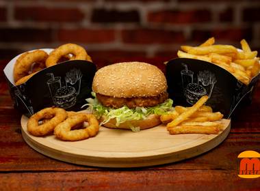 Comidas de Hambúrgueres Deliciosos da M_Burguer
