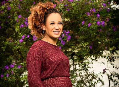 Gestante de Thais esperando Olivia