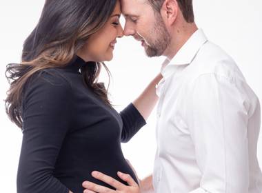 Gestante de Juliana e Thiago - esperando Olivia