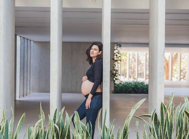 Gestante de Ensaio Gestante na 107 Norte