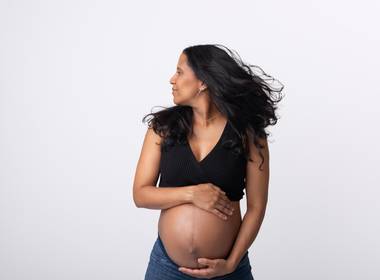 Gestante de Sara, 31 semanas 