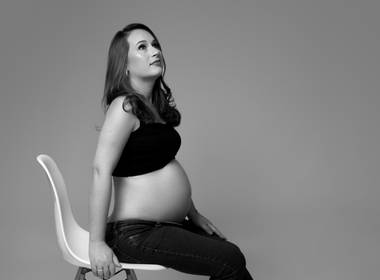 Gestante de Renaine, 30 semanas