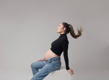 Gestante de Ana Luiza, 31 semanas