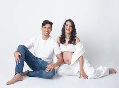 Gestante de Ellene, 31 semanas