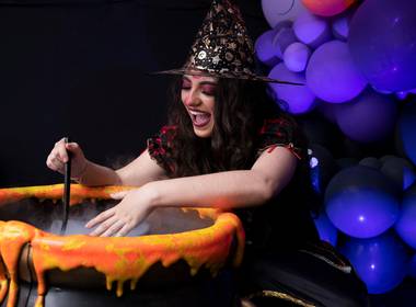 Ensaios de Halloween Vivi Furlan Balões