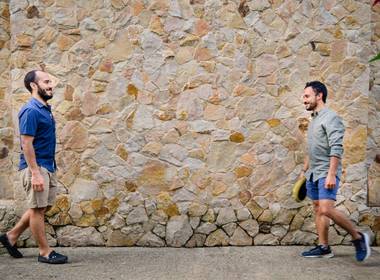 Pareja de Andrés + Alejandro [sesión de fotos de pareja]