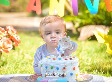 Aniversários de Smash The Cake do Gustavo