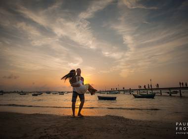Pré Wedding de Ensaio de casal no Porto da Barra em Buzios - Ilany & Marcio