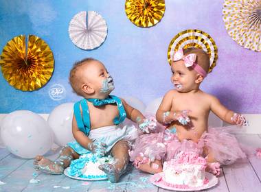 Infantil de Smash The Cake - Isaque & Raquel