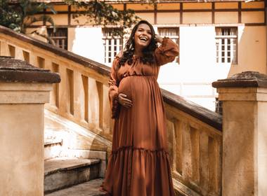 Gestantes de Ensaio Gestante - Carla 