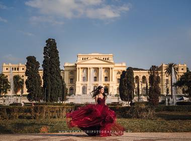 Ensaios de Júlia Gaspar - Ensaio de 15 anos no Museu do Ipiranga