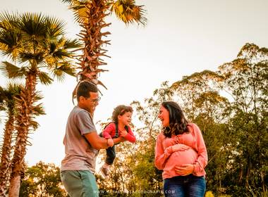 Gestante de Vivi + João + Bella = Mariana