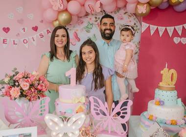 Aniversários de Festa da Heloisa 1 ano e Mariana 10 anos