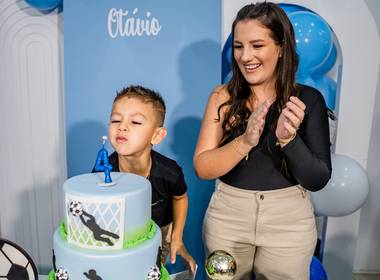 Aniversários de 4 anos Otávio