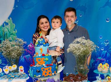 Aniversários de Davi - 1 ano