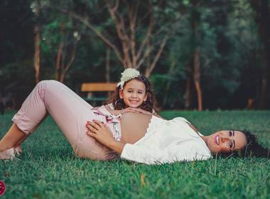 Gestante de Na espera da Bibiana