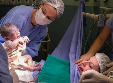 Parto Documental de A chegada da Luísa - Vacaria