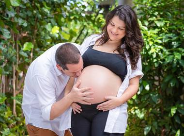 Gestantes - Fabiana Bomfim de Melina e Guido à espera da Malu