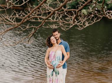 Gestantes - Fabiana Bomfim de Talita e Davi à espera da Camila