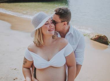 Gestante de A espera do pequeno Arthur 