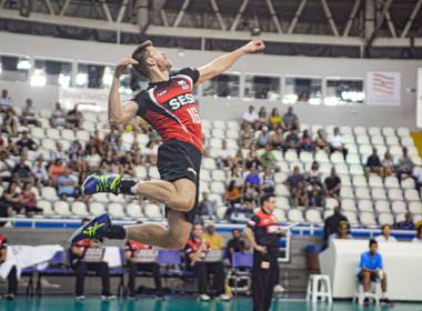 FOTOGRAFIA DE VOLEI  de APAN BLUMENAU X SESI