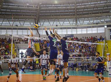 FOTOGRAFIA DE VOLEI  de APAN X SADA CRUZEIRO