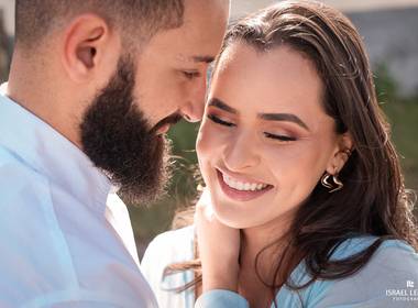 Pre casamento de Bruna e Filipe | Ensaio save the date na cidade de Lavras Novas MG