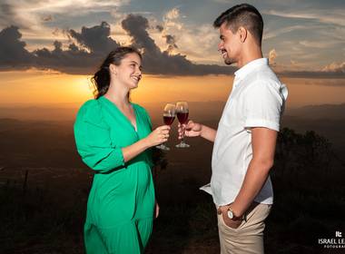 Sessão Fotográfica de Andressa e Giovanny | Fotografia de casamento no Topo do Mundo