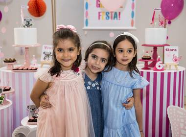 Infantil de Beatriz, Clara e Victoria - 6 Anos!!