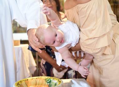 Batizado de Luíza Santos