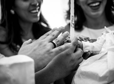 Batizado de Theo Sales