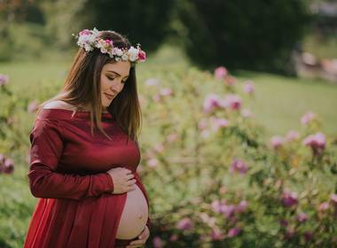 Maternidad de Erika en espera de Juan Esteban