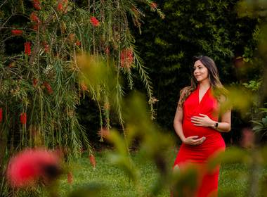 Maternidad de Sesión de maternidad Viviana en espera de Isaac