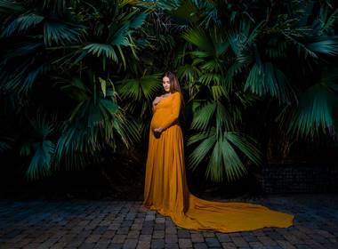 Maternidad de Sesión de maternidad Karen en espera de Abby