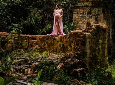 Maternidad de Sesión de maternidad Kelly en espera de Isabella