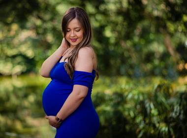 Maternidad de Sesión de maternidad Karen en espera de Cristóbal 